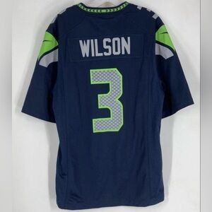 Men’s Russell Wilson #3 Seattle Seahawks Nike NFL Home Football Jersey Medium